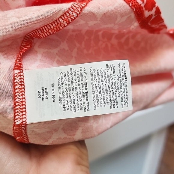 NWT Boden Red Botanic Sprig dress size 2P - Picture 7 of 8